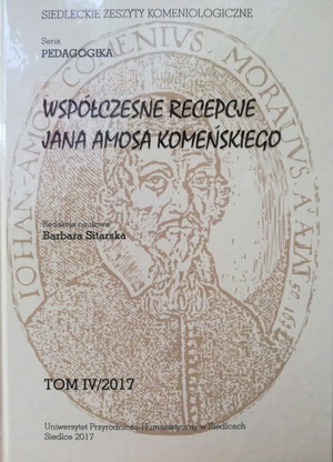 Okładka czasopisma Siedleckie Zeszyty Komeniologiczne 2017