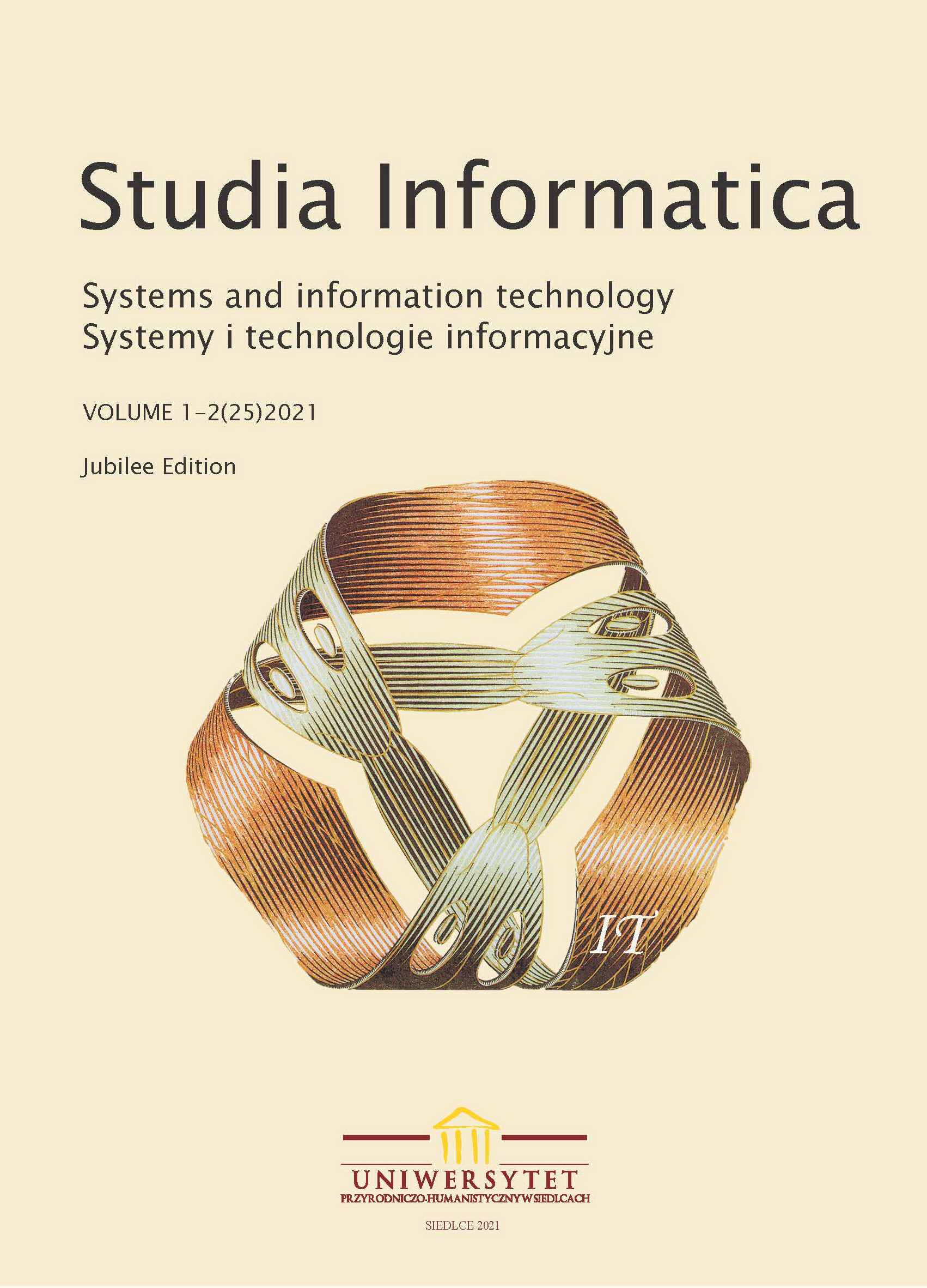 Cover of Studia Informatica Journal