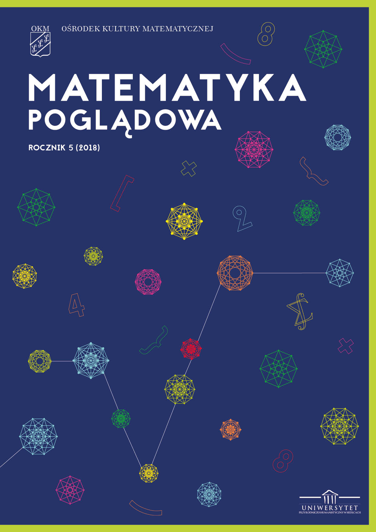 Okładka czasopisma Matematyka Poglądowa 2018